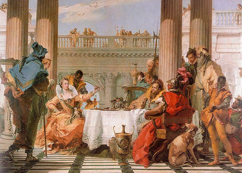 Giovanni Battista Tiepolo The Banquet of Cleopatra china oil painting image